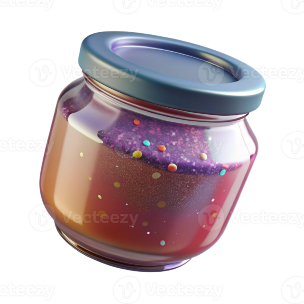 magnificent creative Glass Jar Jam Lid Transparent for Food Preservation Design genuine png