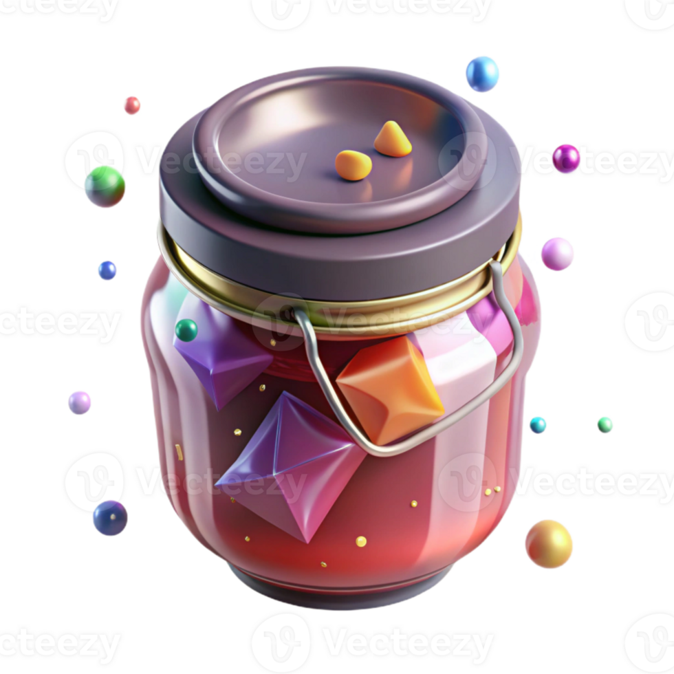 impressive artistic Glass Jar Jam Lid Transparent for Food Preservation Design authentic png