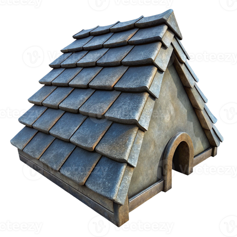stunning modern Roof shingle, asphalt, weathered authentic png