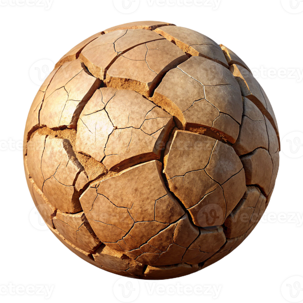 beautiful contemporary A cracked earth surface, dry and barren, harsh midday sun, photorealistic style high resolution png