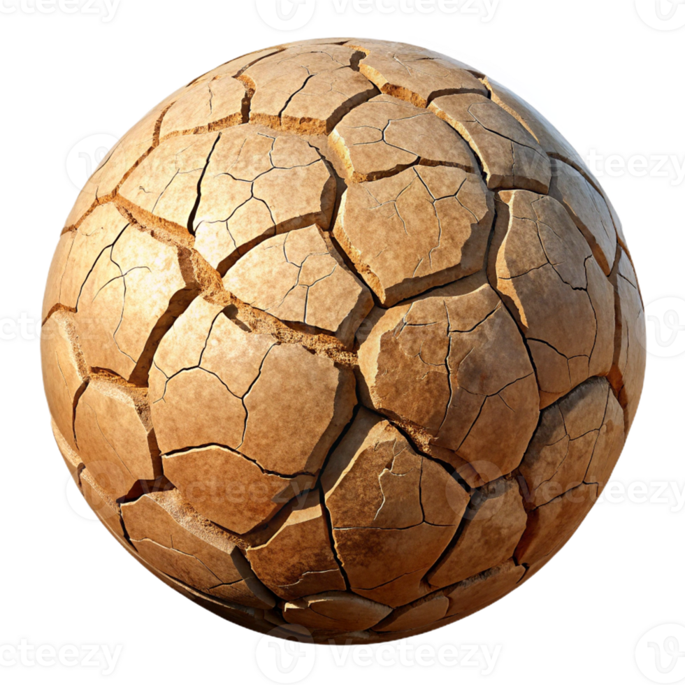 dramatic artistic A cracked earth surface, dry and barren, harsh midday sun, photorealistic style professional png