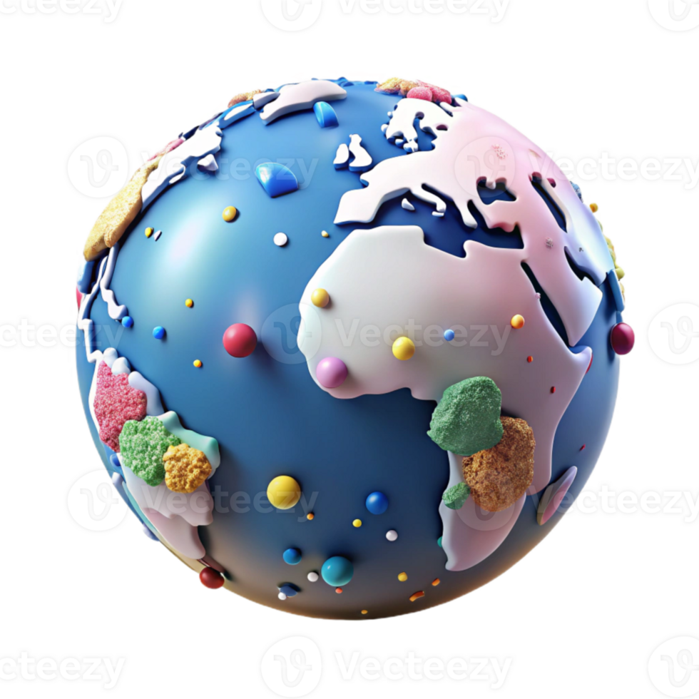 extraordinary creative Globe Showing Continents Geography Education Tool Cutout for Social Studies Class high resolution png