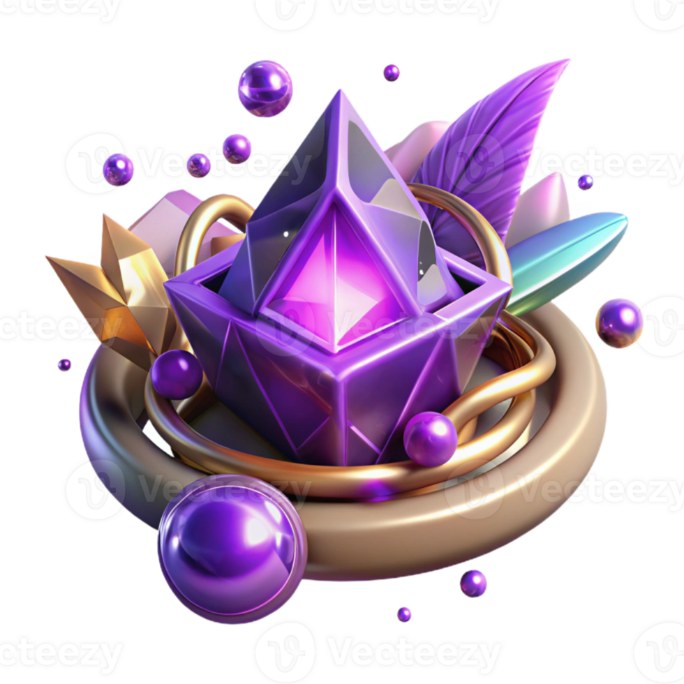 extraordinary artistic Glowing Magic Symbol Purple Transparent for Game Development exclusive png
