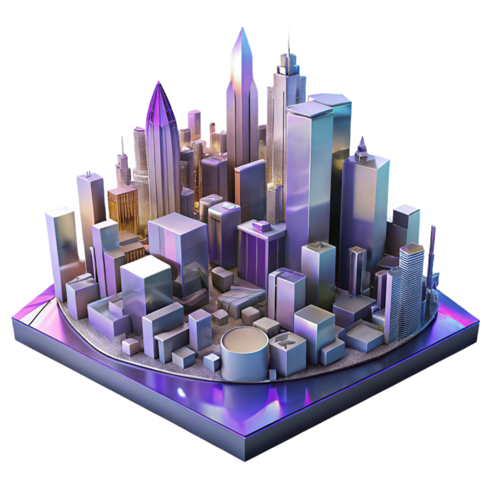 stunning vintage A chaotic, abstract cityscape, with a dramatic, high-contrast lighting, in a futuristic style 4K png
