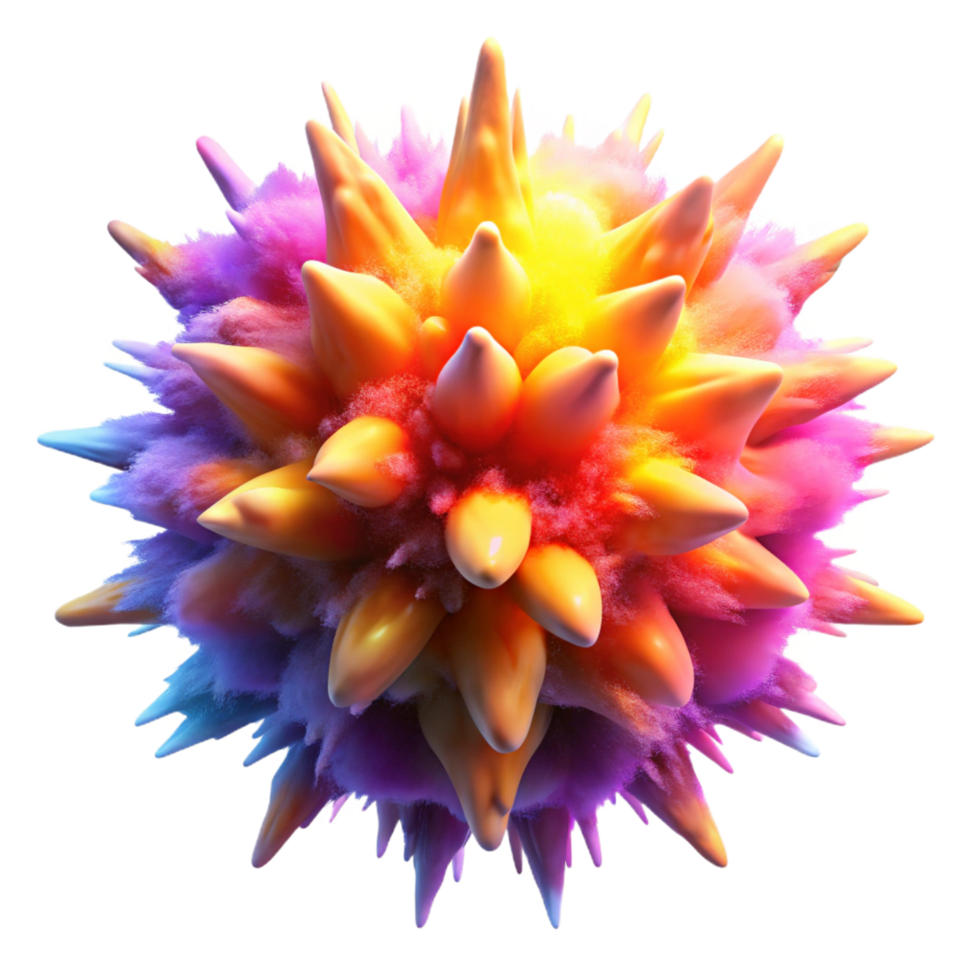 vibrant classic A chaotic explosion of vibrant pigments, resembling a supernova, lit by a stark, contrasting light, with a grunge, abstract expressionist aesthetic genuine png