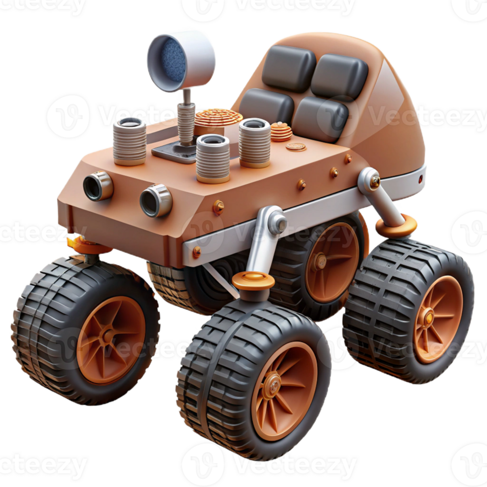 magnificent traditional Mars rover exploring surface detailed png