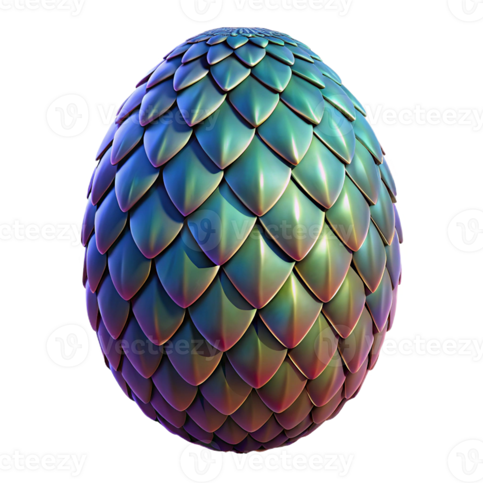 wonderful traditional A powerful dragon egg with shimmering scales high resolution png