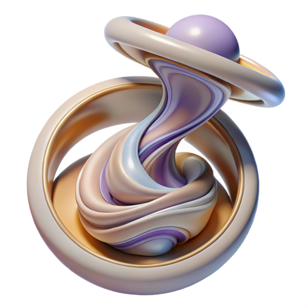 impressive traditional An abstract representation of the flow of time, using swirling lines and distorted shapes, in a muted, vintage color palette high resolution png