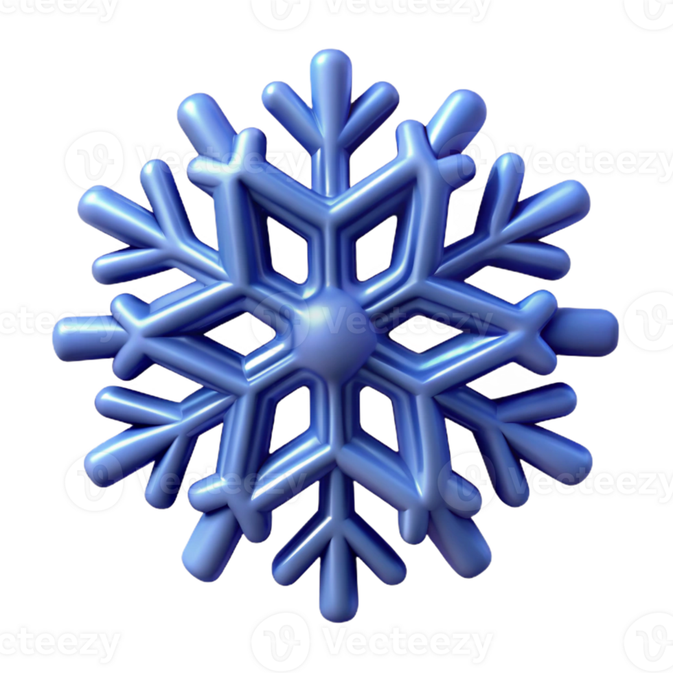 wonderful rustic A single snowflake, intricate design, high quality png