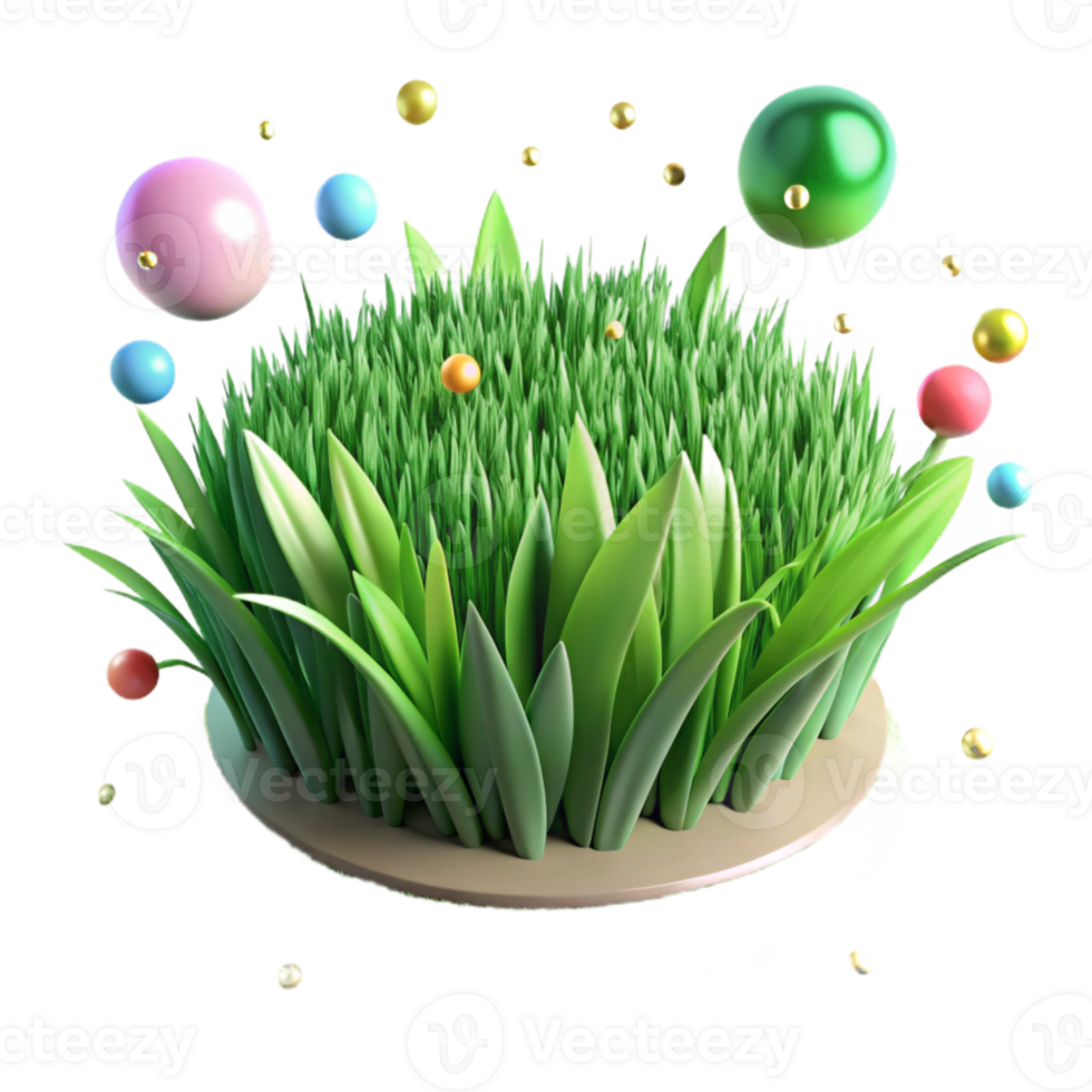 magnificent creative Green Grass Isolated for Lawn Care Projects detailed png