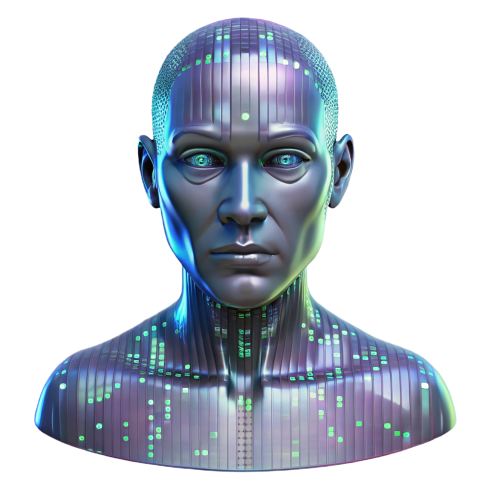 beautiful vintage A holographic projection of a human face, glitching and distorting, surrounded by binary code. Cool, digital lighting, glitch art style professional png