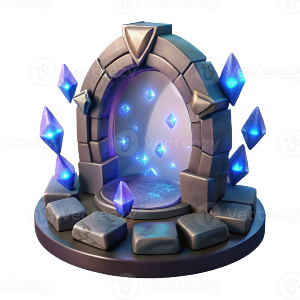 magnificent vintage A hidden portal shimmering with magical energy, surrounded by ancient runes, illuminated by the pulsating light of the portal itself high resolution png