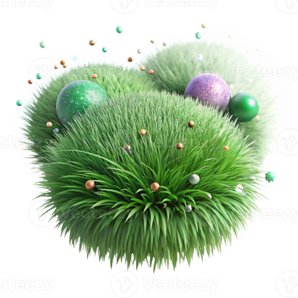 stunning contemporary Green Grass Tufts Isolated for Garden Design Projects detailed png
