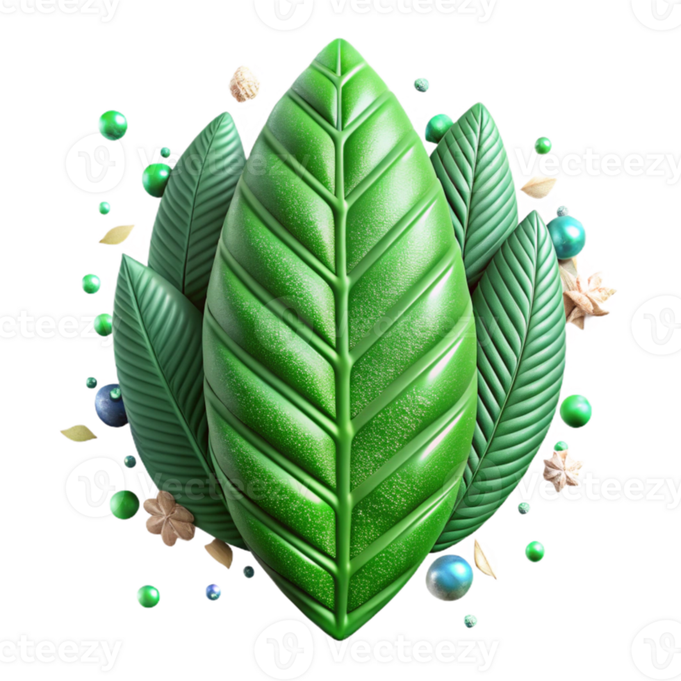 serene traditional Green Herringbone Leaf Pattern Transparent for Nature Inspired Designs genuine png