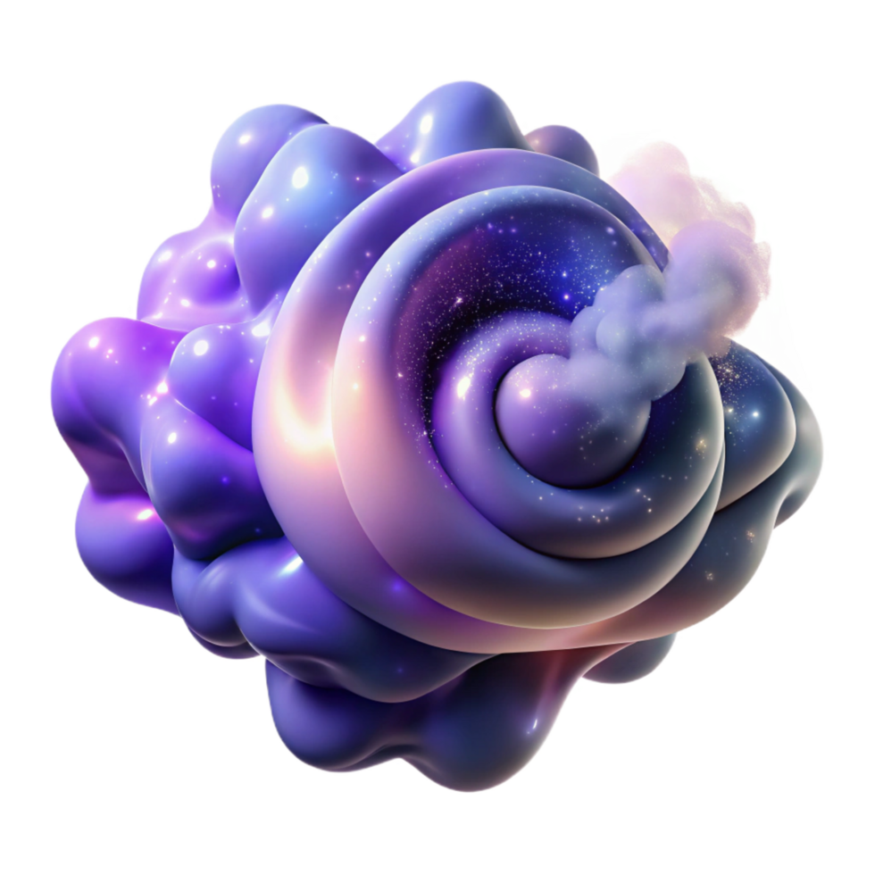 impressive traditional A dynamic composition of swirling smoke and light, resembling a nebula, in a cool, cosmic color palette 4K png