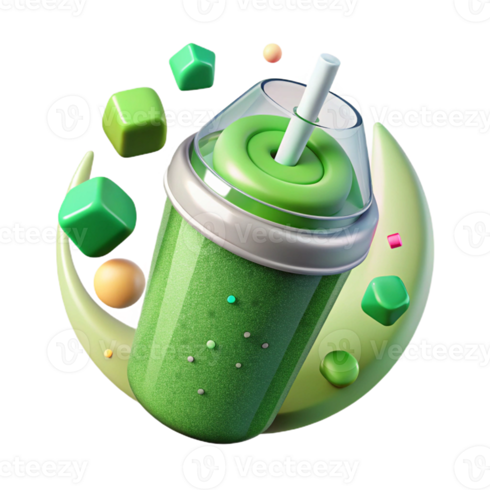 dramatic artistic Green Smoothie Nutrition Icon Cutout for Health Food Brands genuine png