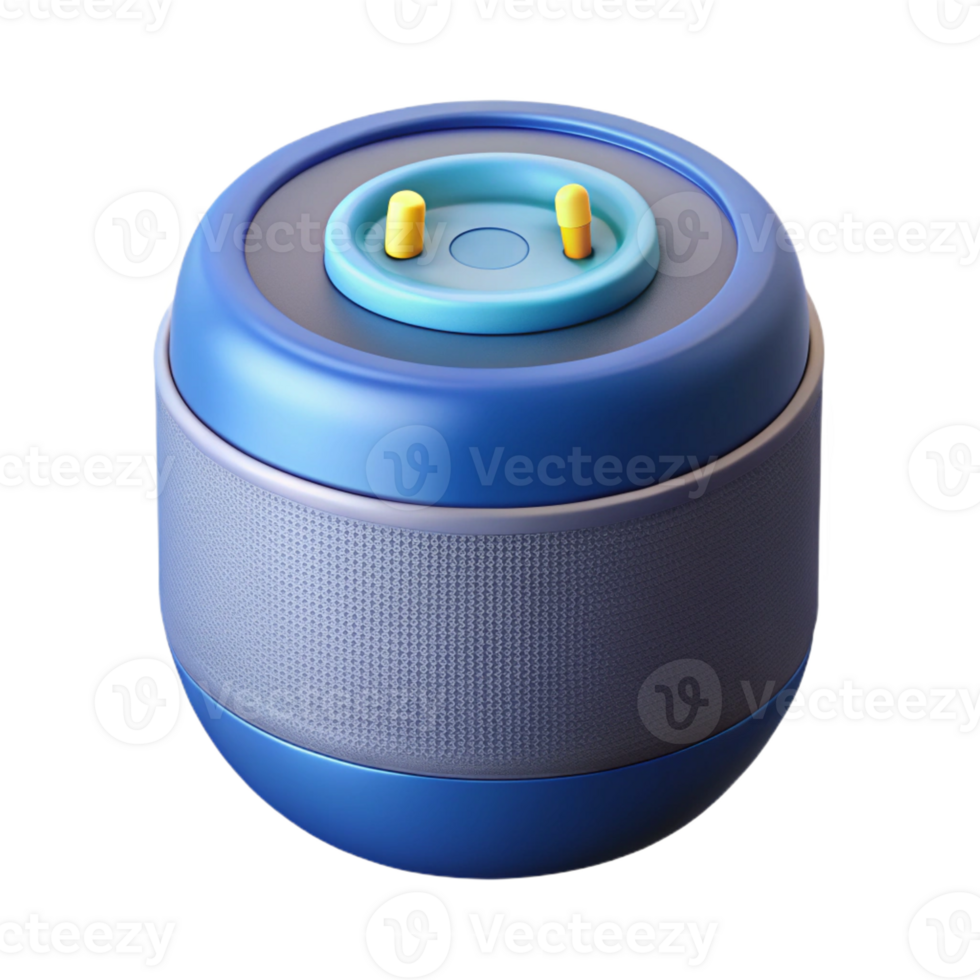impressive contemporary Smart speaker with voice assistant detailed png
