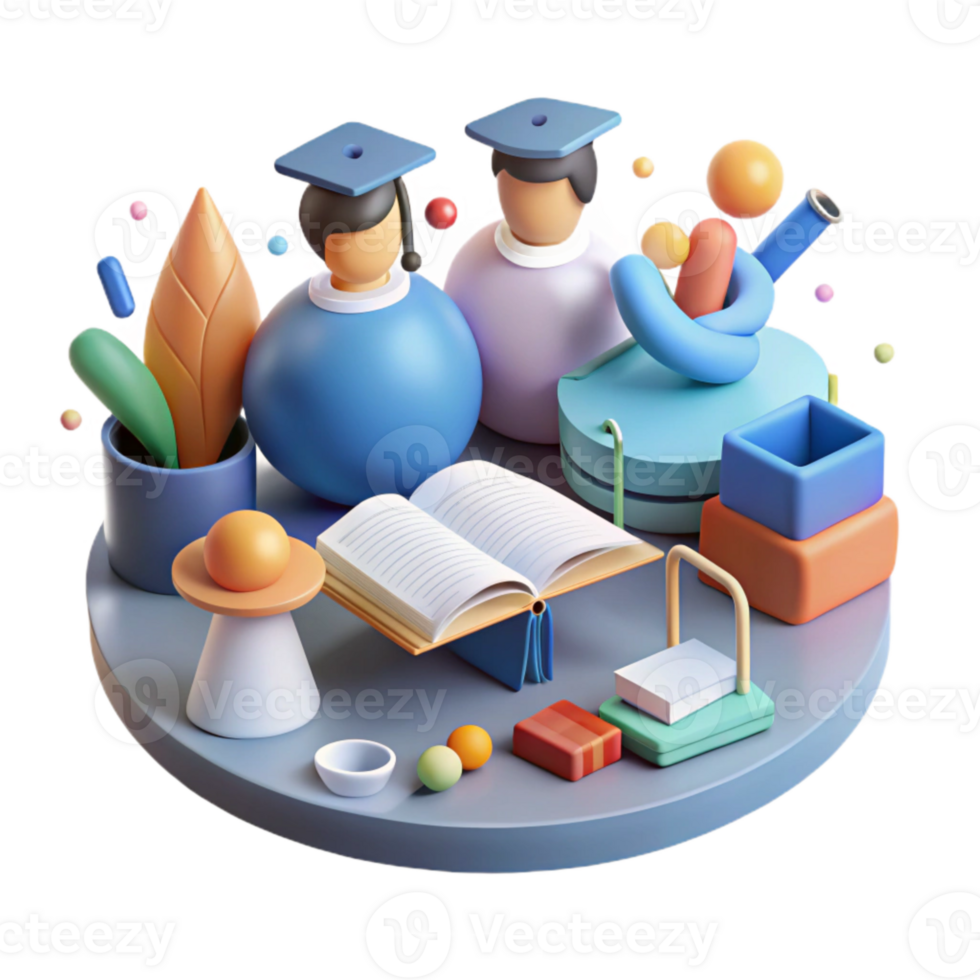 vibrant artistic Group Study Session Transparent for Collaborative Learning detailed png