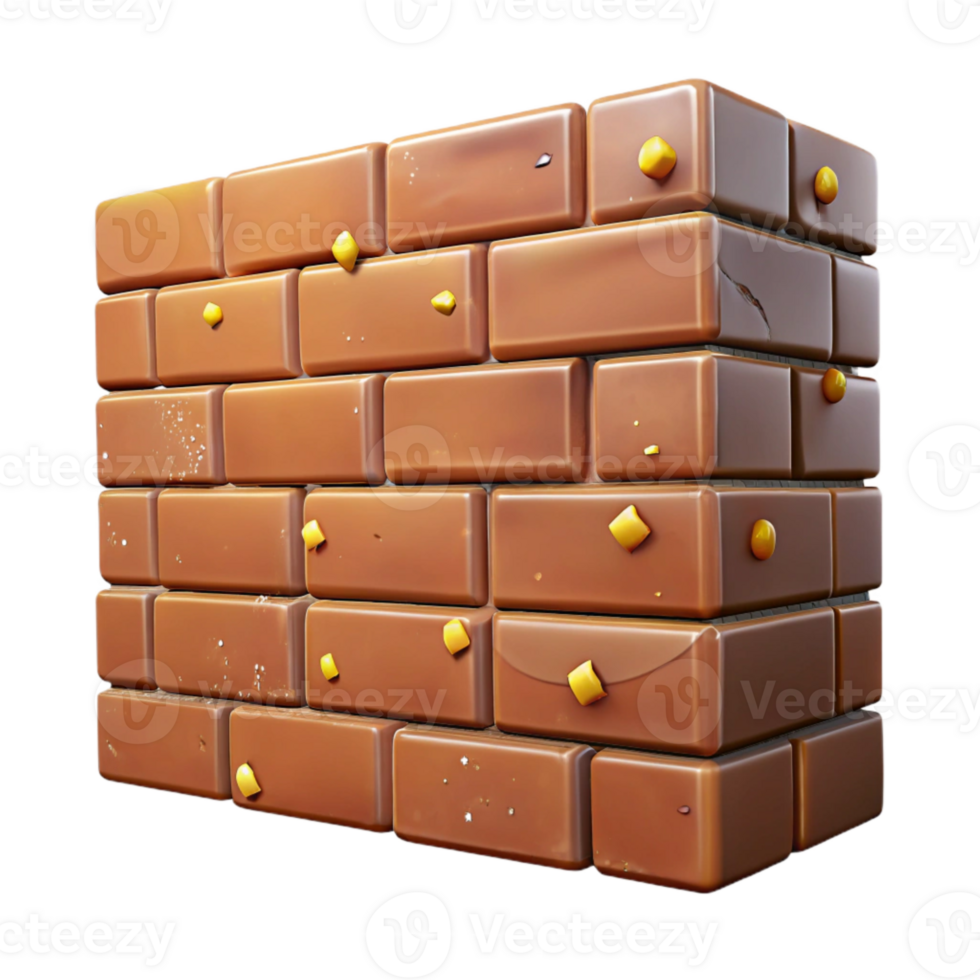 dramatic classic Grunge Brick Wall Texture Isolated Cutout for Construction high quality png