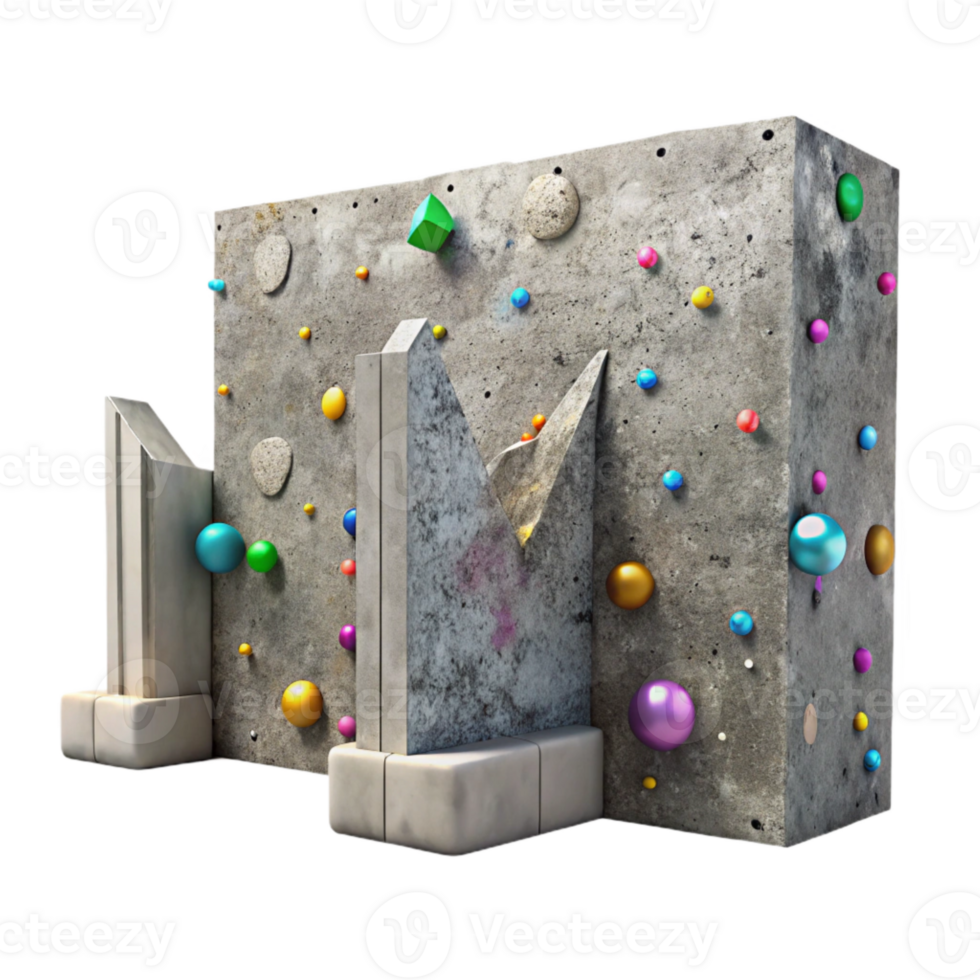 extraordinary traditional Grunge Concrete Texture Graffiti Wall Isolated for Urban Art detailed png