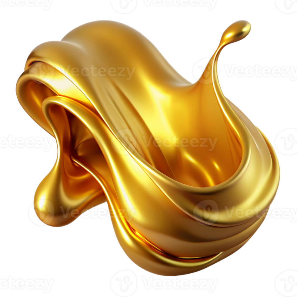 dramatic minimalist A cascade of flowing, liquid gold, illuminated by a warm, golden light, with a luxurious, opulent aesthetic detailed png