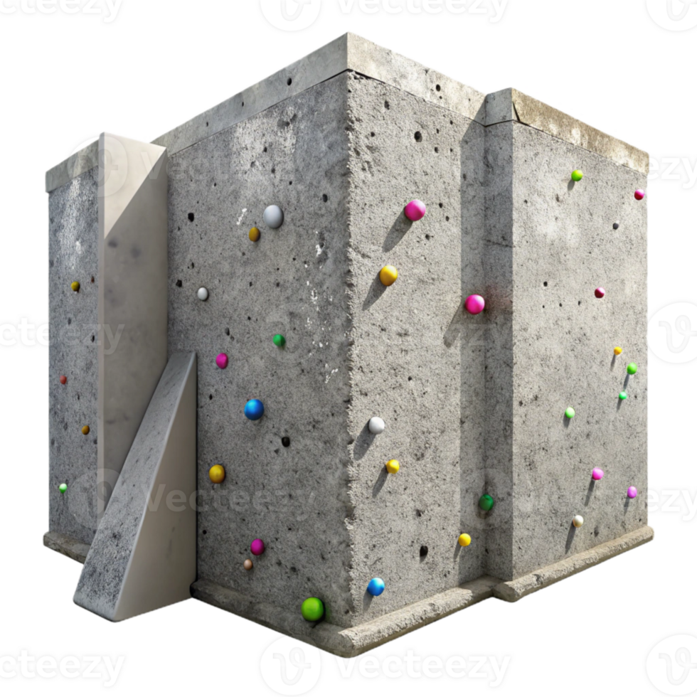 magnificent modern Grunge Concrete Wall Texture Cutout for Architectural Projects premium png