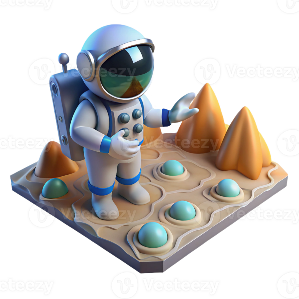 extraordinary abstract A lone astronaut exploring a desolate, alien landscape with a holographic map, harsh, contrasting lighting, science fiction style professional png