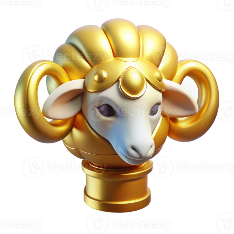 wonderful traditional Golden Fleece, mythical artifact, quest item, genuine png