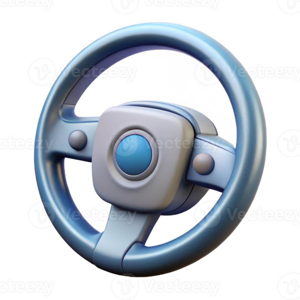 impressive modern Self-driving car steering wheel high quality png