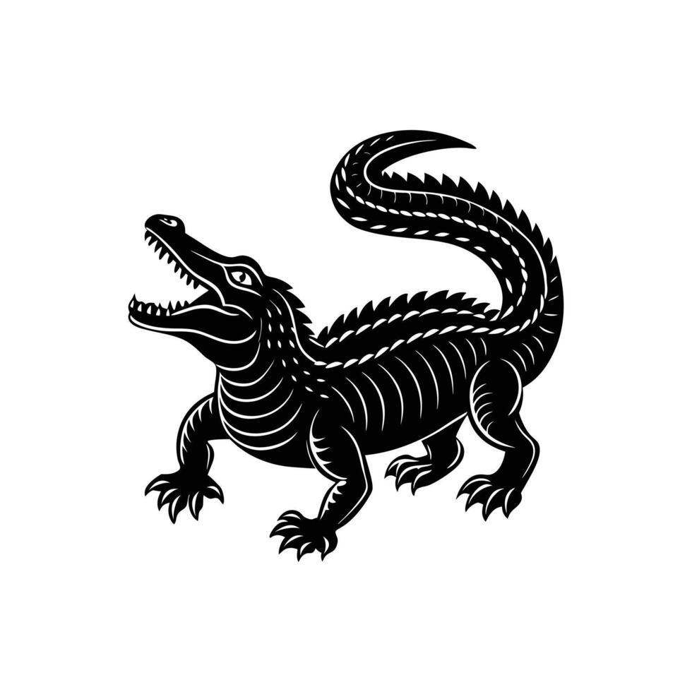 A small green dragon isolated on a white background vector