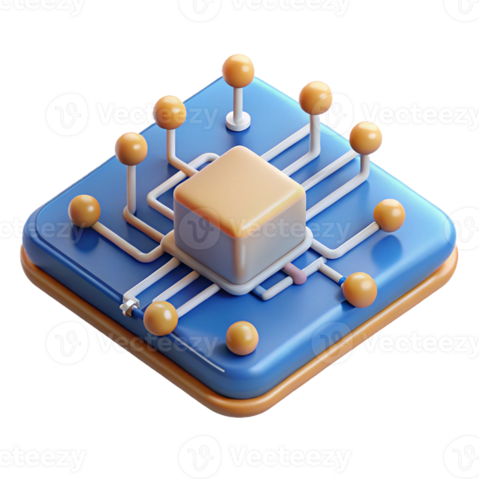 elegant rustic Circuit board with intricate connections authentic png