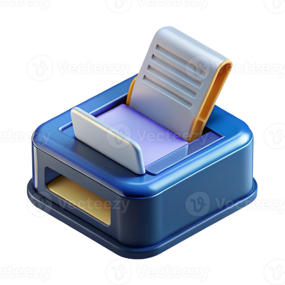 dramatic rustic Scanner with document feeder detailed png