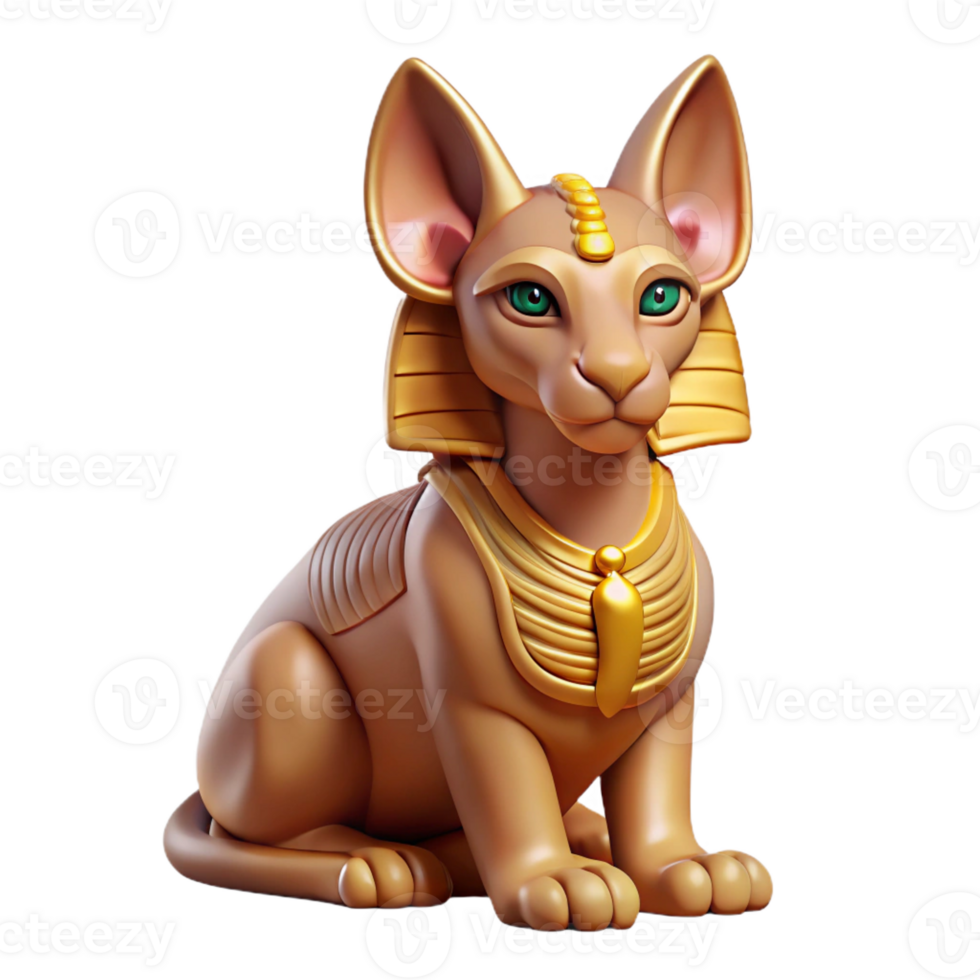 vibrant abstract Sphinx, riddle-posing creature, enigmatic, high resolution png