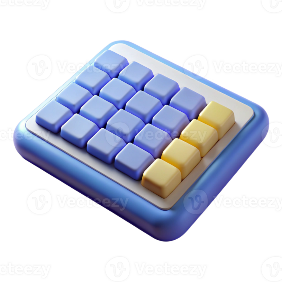 serene creative Wireless keyboard with numeric keypad authentic png