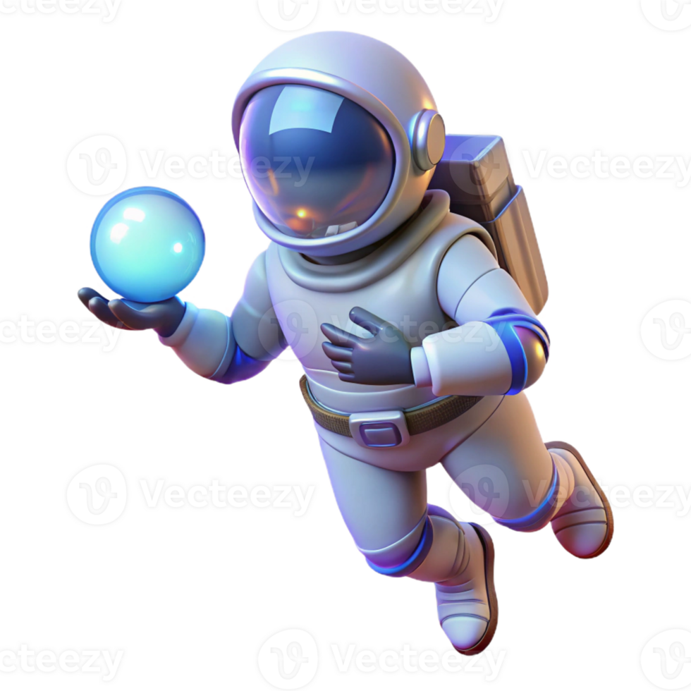 beautiful contemporary A lone astronaut, clad in a bioluminescent spacesuit, floats in the void, cradling a glowing orb of energy, rim lighting, ethereal, art nouveau style authentic png