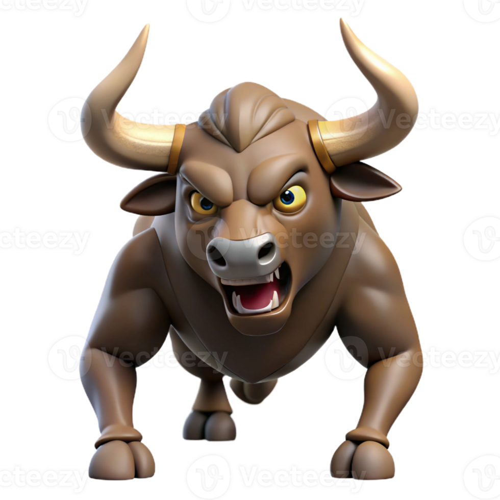 stunning creative Minotaur, bull-headed monster, raging, detailed png