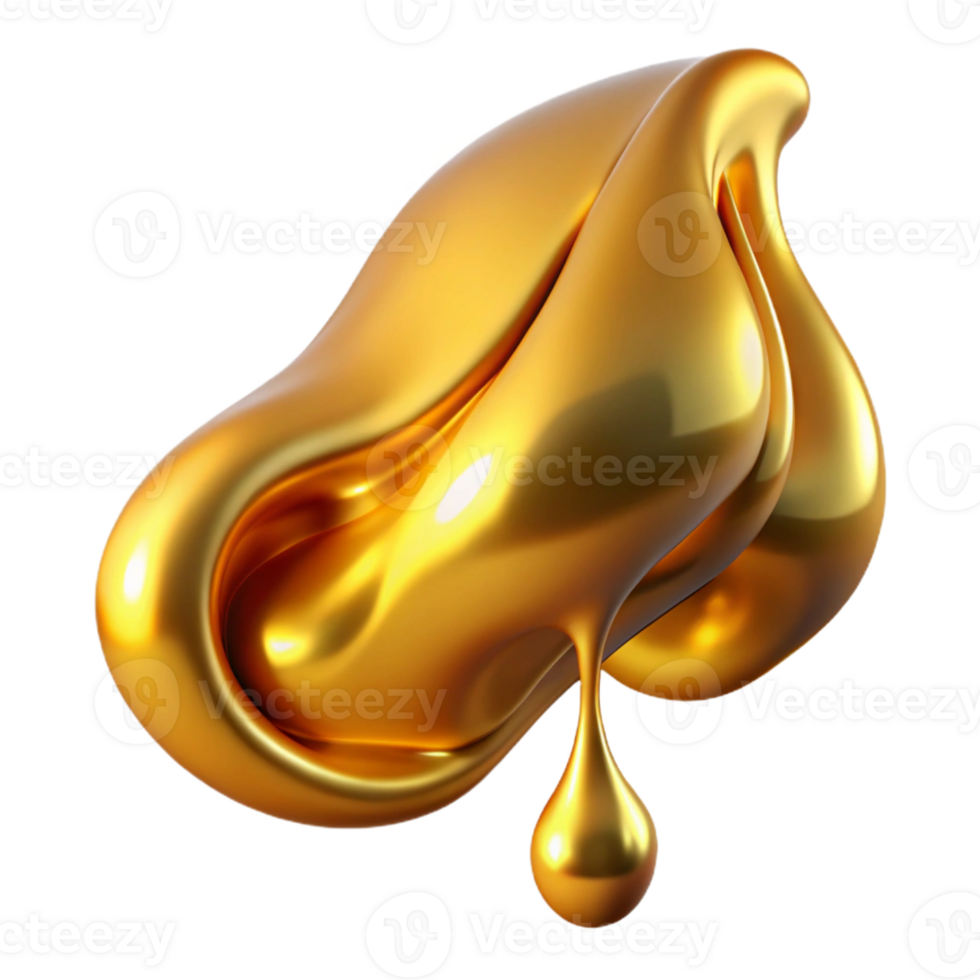 impressive contemporary A cascade of flowing, liquid gold, illuminated by a warm, golden light, with a luxurious, opulent aesthetic authentic png