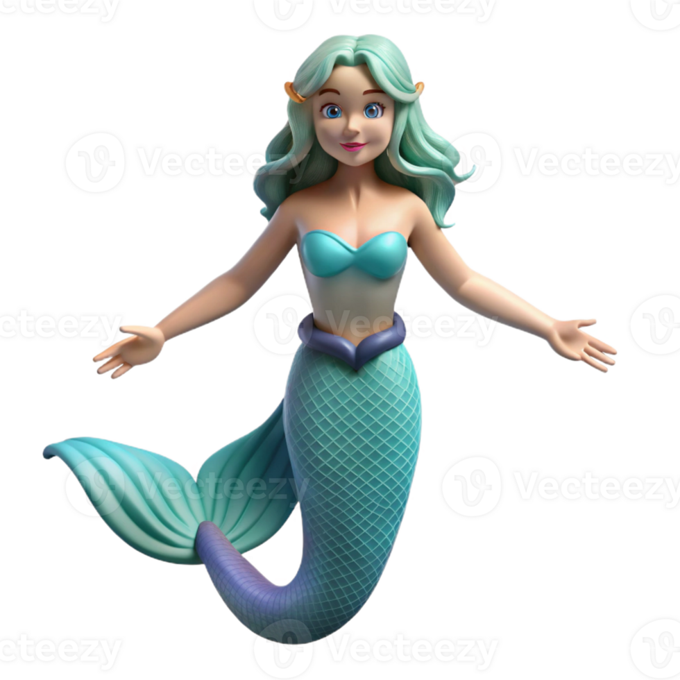 impressive minimalist Siren, alluring sea nymph, enchanting voice, premium png