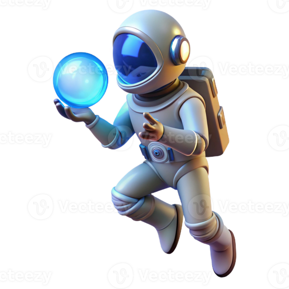 magnificent traditional A lone astronaut, clad in a bioluminescent spacesuit, floats in the void, cradling a glowing orb of energy, rim lighting, ethereal, art nouveau style 4K png