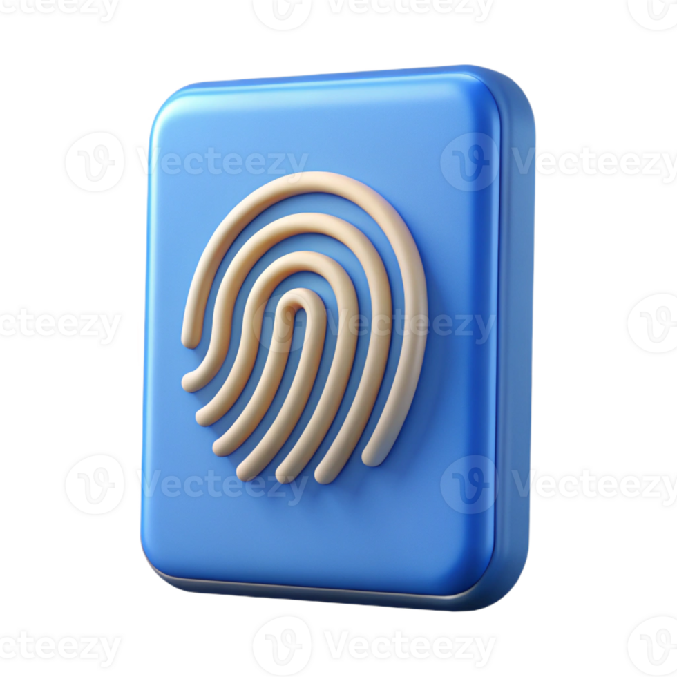 wonderful classic Biometric fingerprint scanner genuine png