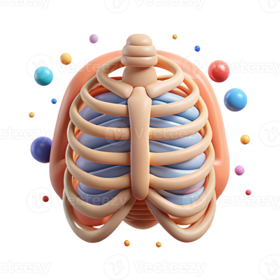 serene creative Hamstring Muscle Anatomy Icon Cutout for Healthcare Graphics png