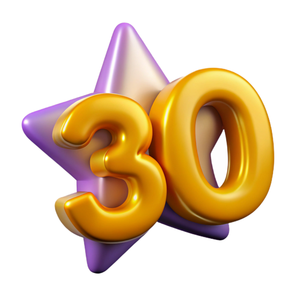 vibrant classic Star detailed png