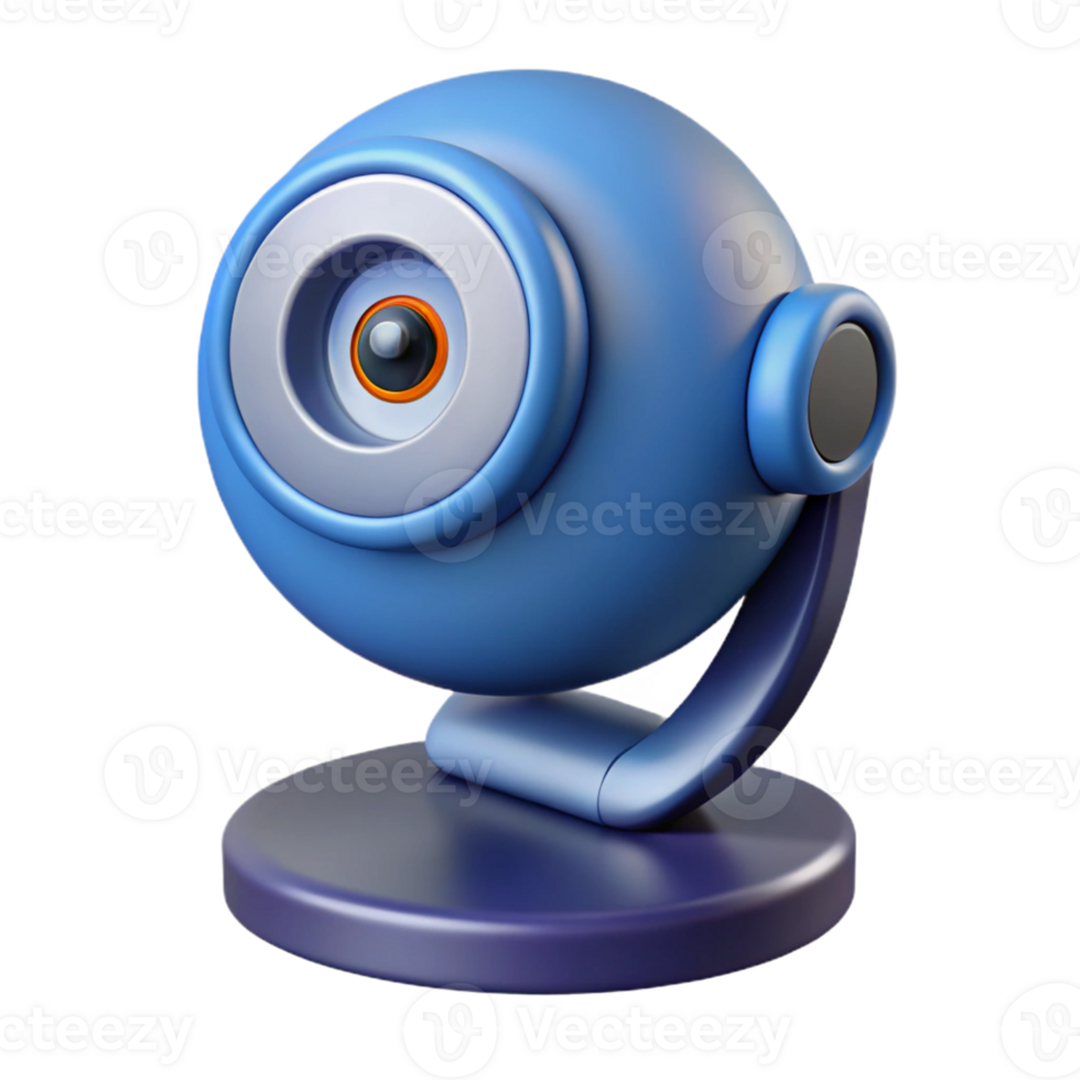 beautiful traditional Webcam with privacy cover closed high quality png