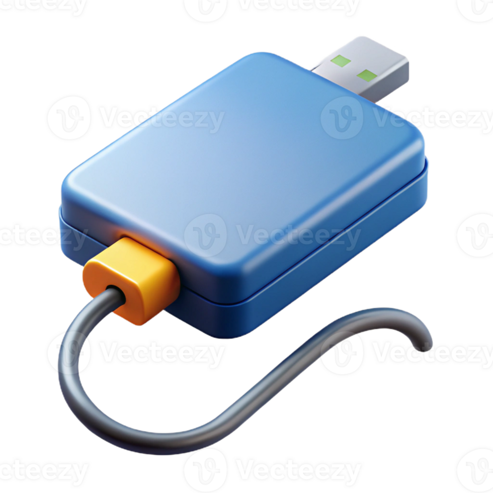 dramatic rustic External hard drive with USB cable high quality png