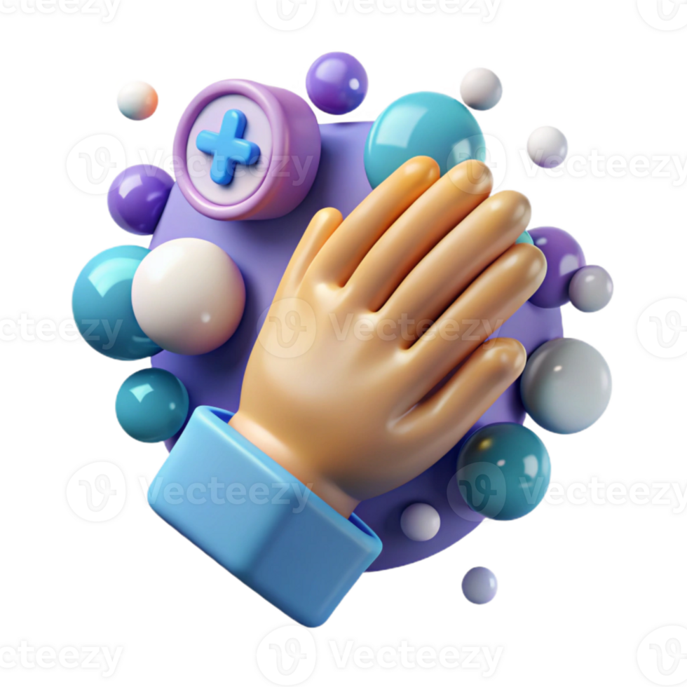 magnificent abstract Hand Washing Hygiene Medical Icon Transparent for Public Awareness authentic png