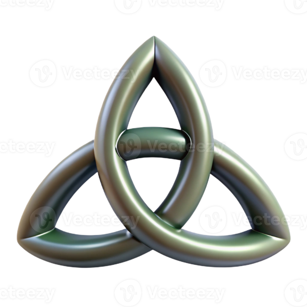 stunning classic Triquetra, Celtic symbol, three-pointed, genuine png