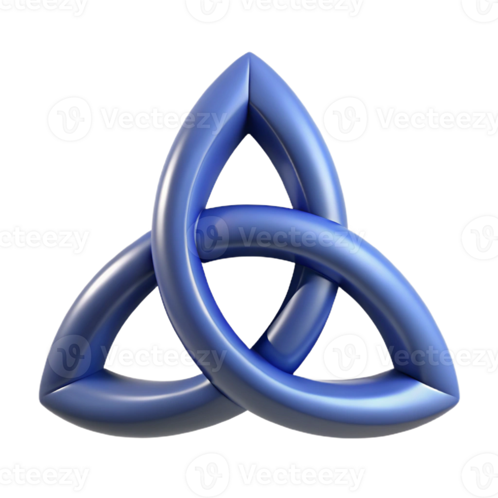 serene classic Triquetra, Celtic symbol, three-pointed, exclusive png