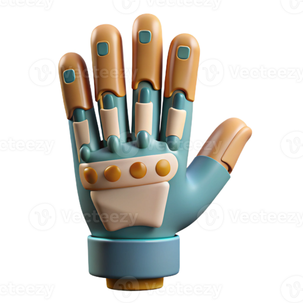 extraordinary classic 3D printed prosthetic hand, medical technology, assistive devices, innovative design, authentic png