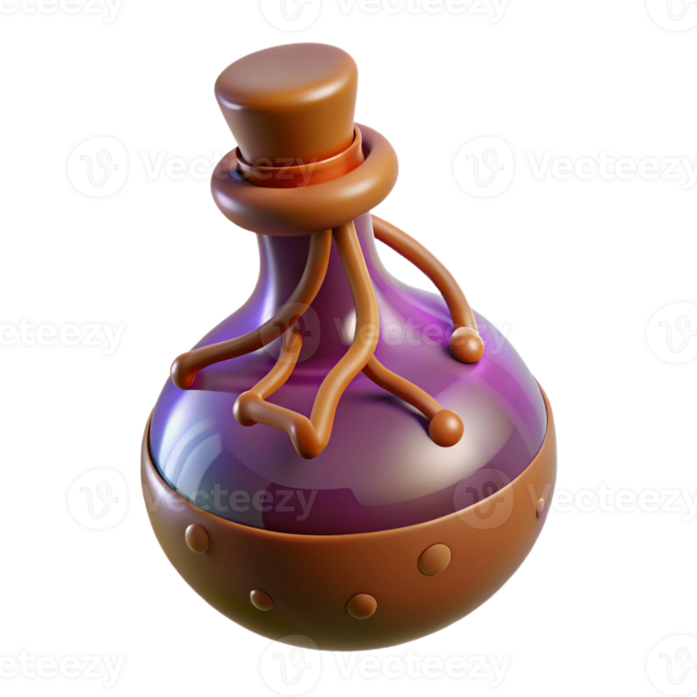 impressive rustic A single, detailed potion ingredient, like a mandrake root high resolution png