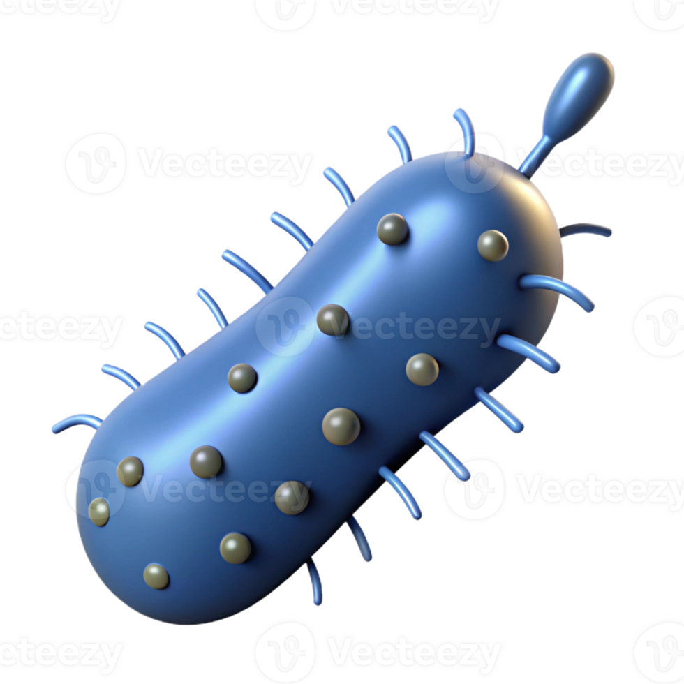 impressive rustic A bacteria, rod-shaped, microscopic, genuine png